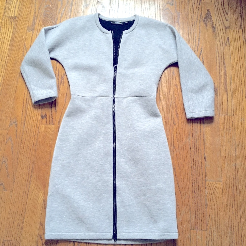 Kate spade Saturday dress. Gray neoprene. Sz XS